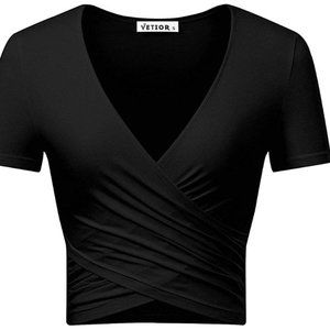 Black Crop Top - NWOT